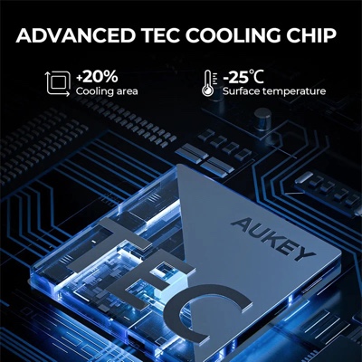 Aukey MagLink Freeze MagSafe Wireless Charging with Cooling System Phone Mount - HD-M12