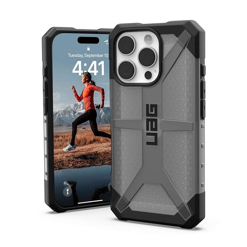 UAG Plasma Phone Case for iPhone 16 Pro – Ash
