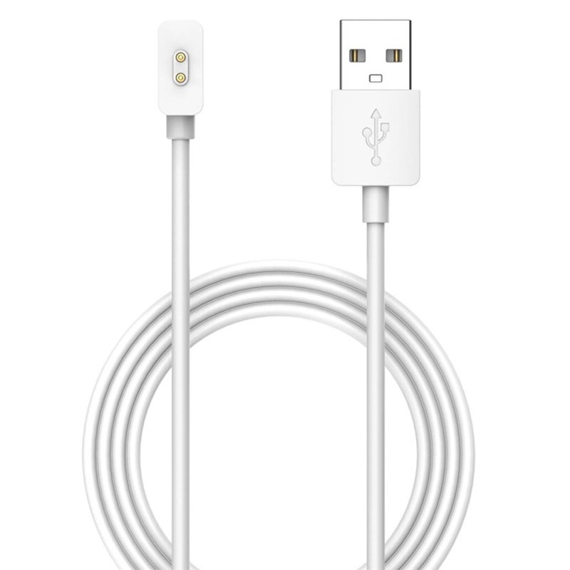 Magnetic Replacement Charger for Xiaomi Mi Band 8 / Redmi Band 2 USB Charging Cable - White
