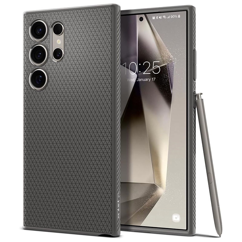 Spigen Liquid Air Phone Case for Samsung Galaxy S24 Ultra – Granite Gray