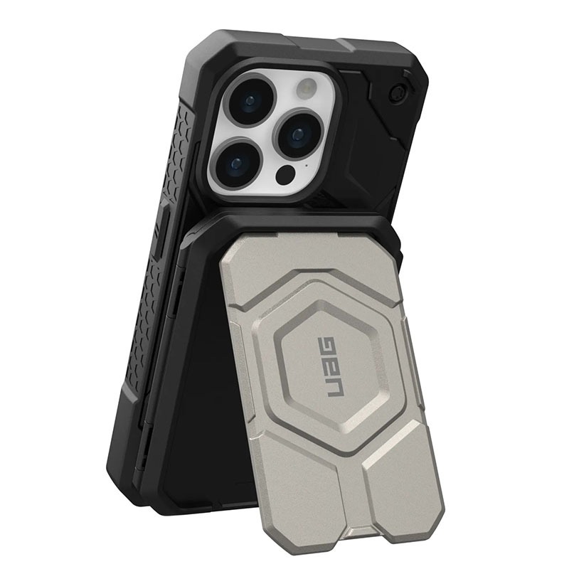 UAG Magnetic Wallet with Stand - Black/Titanium