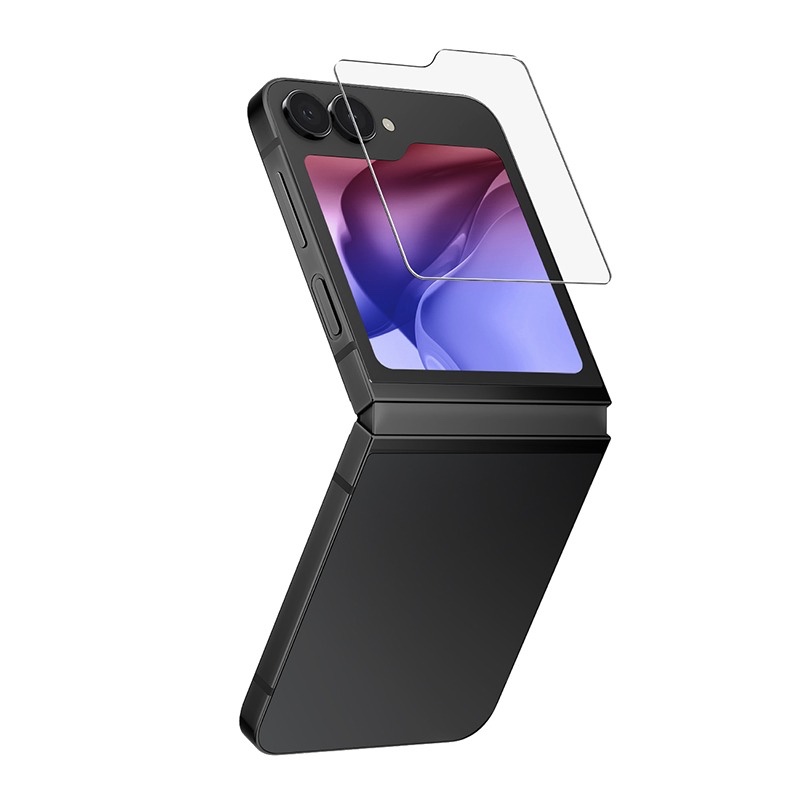 Samsung Galaxy Flip 6 Clear Glass Screen Protector by Uniq Optix - Clear