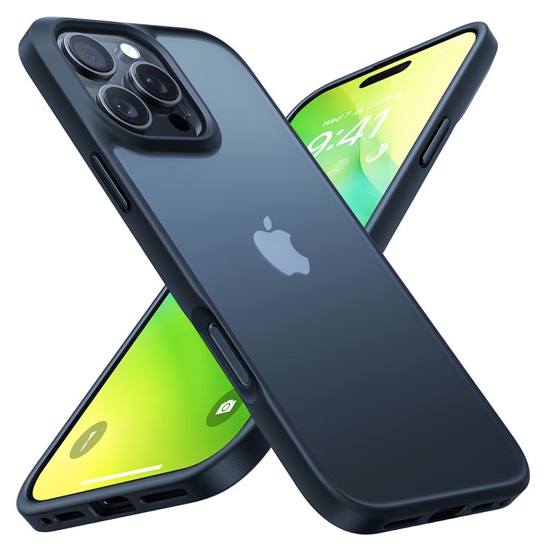 Torras Guardian Series Phone Case for iPhone 16 Pro Max – Black