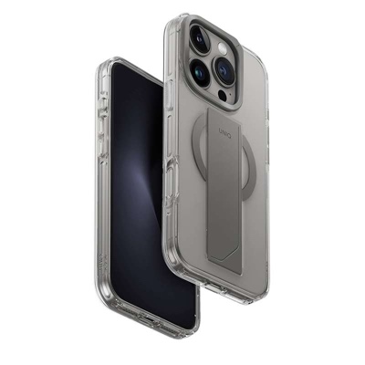 Uniq Heldro Max MagClick MagSafe Charging Compatible Phone Case for iPhone 16 Pro – Clear