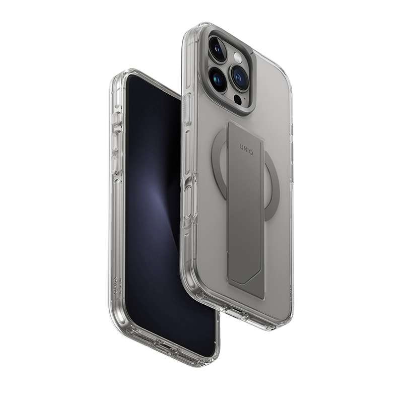 Uniq Heldro Max MagClick MagSafe Charging Compatible Phone Case for iPhone 16 Pro Max – Clear