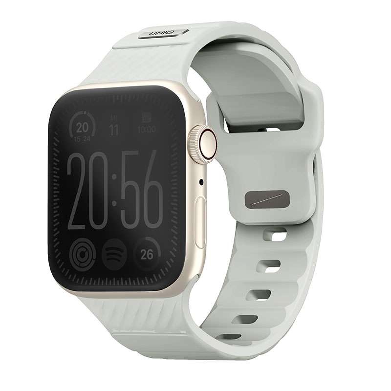 UNIQ Stride SE FKM Rubber Strap for Apple Watch Series 1-10 & SE/SE2 42/41/40MM - White