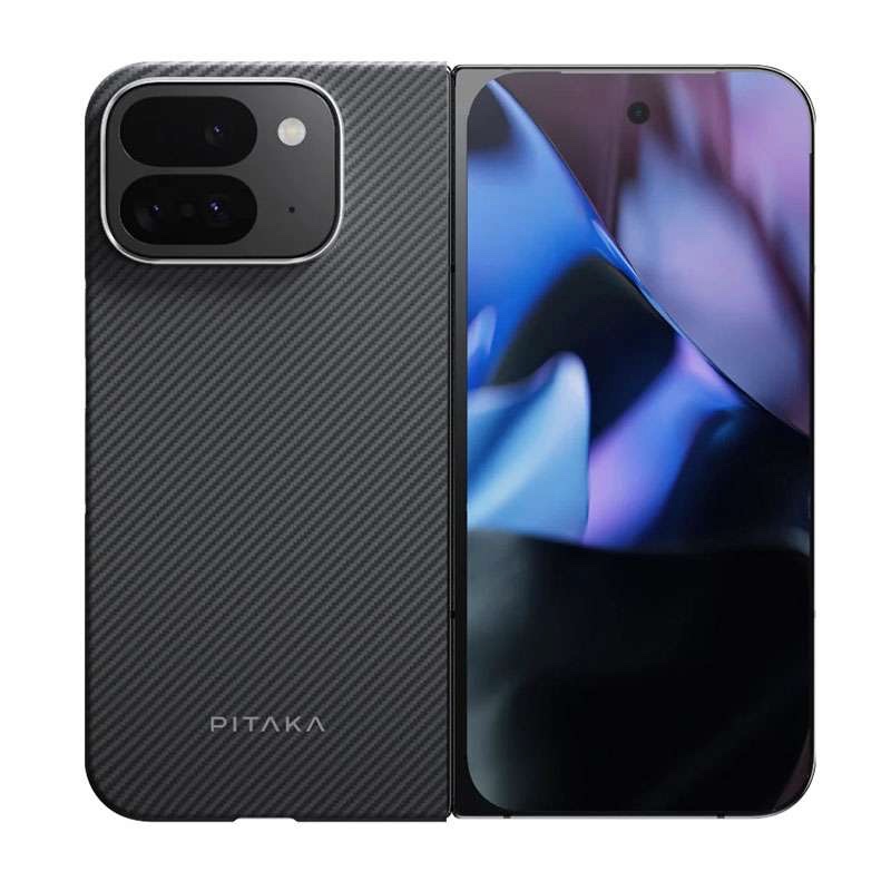 Pitaka MagEZ Compatible Case for Google Pixel 9 Pro Fold – Black/Grey