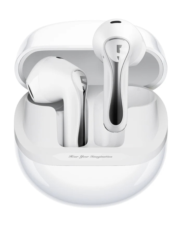 SoundPEATS Air5 True Wireless Earbuds with Bluetooth 5.4, aptX Lossless Audio, Hi-Res Qualcomm Snapdragon QCC3091 Chip, 13mm Driver, Multipoint Pairing - White