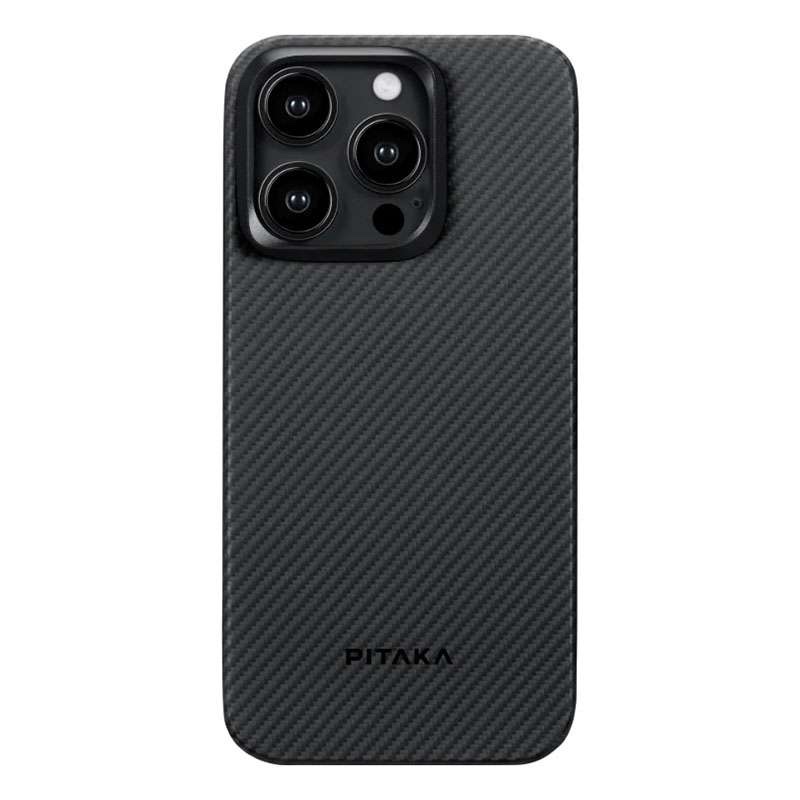 Pitaka MagEZ Compatible Case for iPhone 15 Pro – Black/Grey