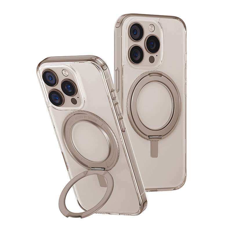 UNIQ Swivix MagSafe Compatible Phone Case for iPhone 16 Pro Max – Gold