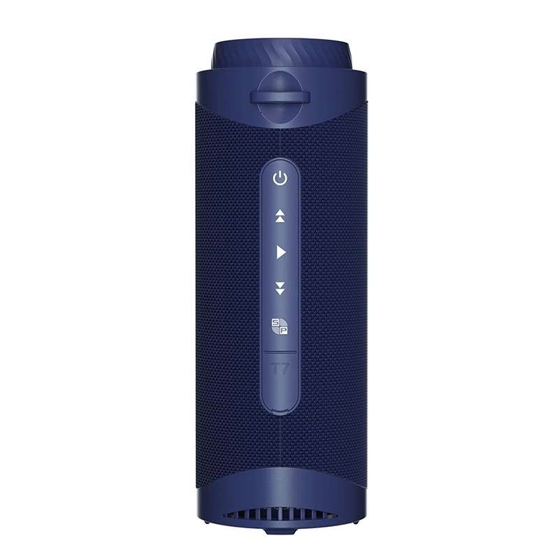 Tronsmart T7 Portable Bluetooth Speakers with 30W 360° Surround Sound, Bluetooth 5.3, Enhanced Bass, Wireless Stereo Pairing, Custom EQ via APP, IPX7 - Blue