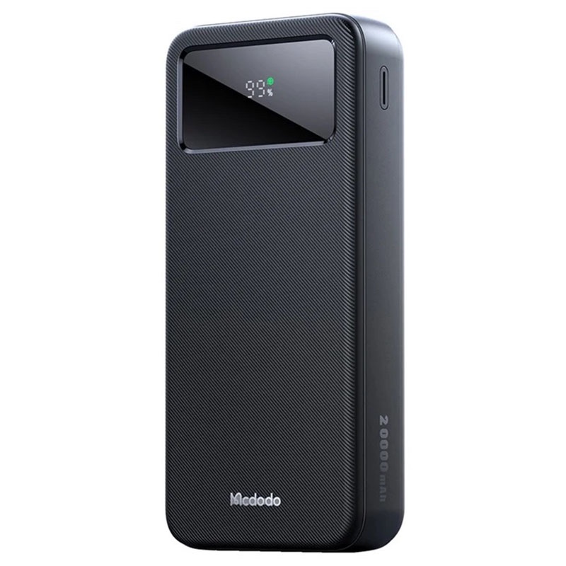 Mcdodo Digital Display 20000mAh 22.5W Power Bank - Black