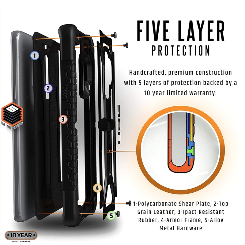 UAG Galaxy S10 Monarch- Black - 812451031300