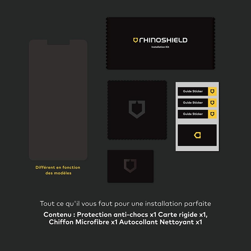 RhinoShield Impact Protection Screen Protector for Google Pixel 3A XL Front Only - Transparent - 4710562401653