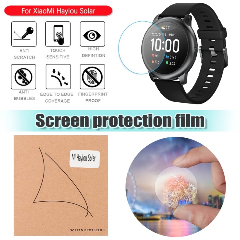 Premium Tempered Glass Protective Film For Xiaomi Haylou Solar LS05 Watch