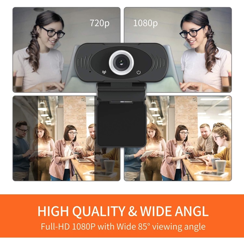 Xiaomi IMILAB 1080P Webcam with Microphone Plug and Play Desktop, Laptop, Smart Tv and Streaming