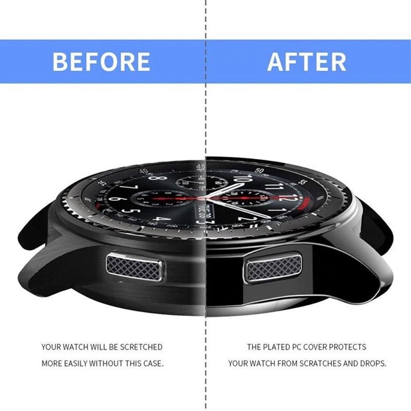 Case for Samsung Galaxy Watch 46mm (Transparent Black)