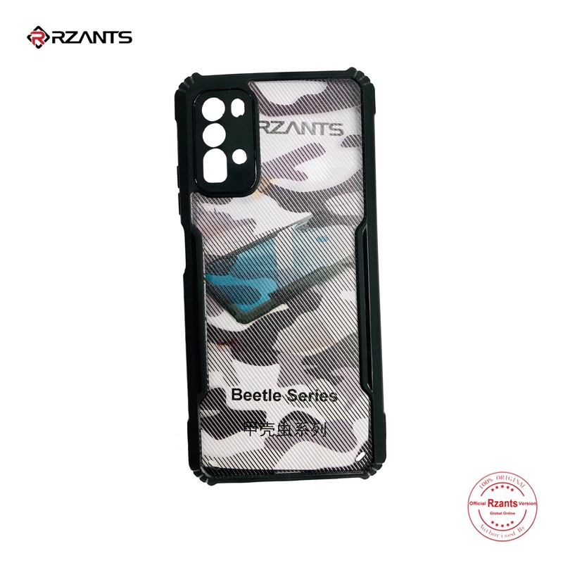 RZANTS Xiaomi Poco M3/Redmi 9 Power/Redmi 9T Beetle Series Protective Anti Shock Phone Case Cover Black Camouflage