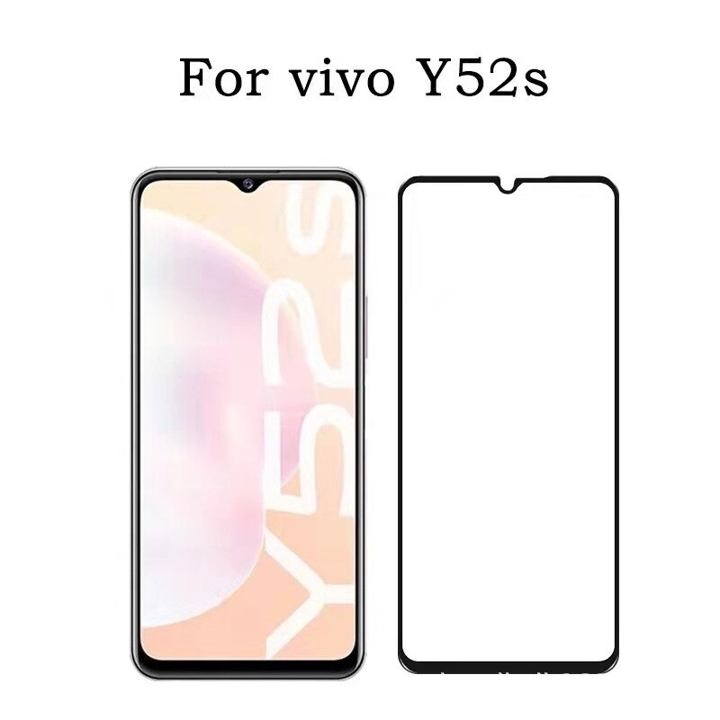 MOFI VIVO Y52S 2.5D 9H Full Screen Protector Tempered Glass Anti BlueRay – BLACK