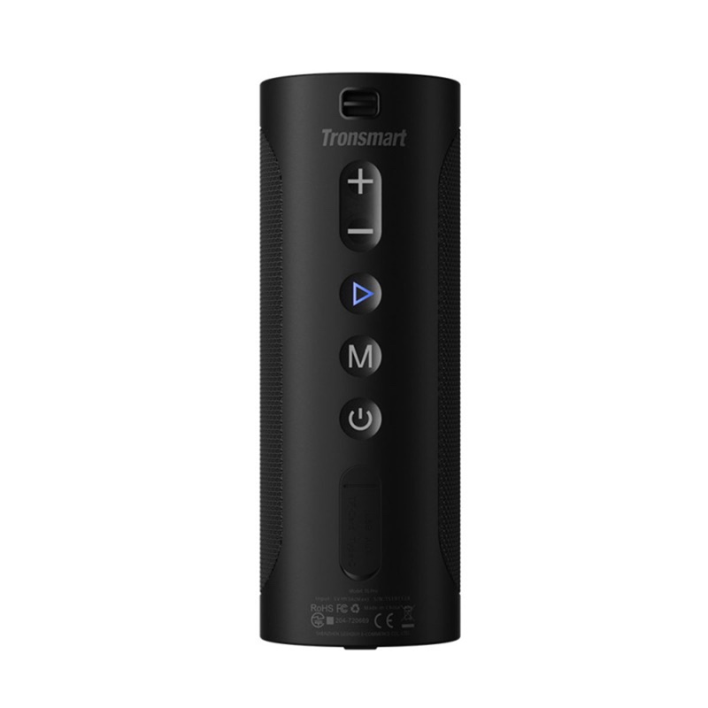 Tronsmart T6 Pro 45W Portable Speaker Bluetooth 5.0 Built-in Power Bank IPX6 Waterproof Type-C 24 Hours Playtime - Black