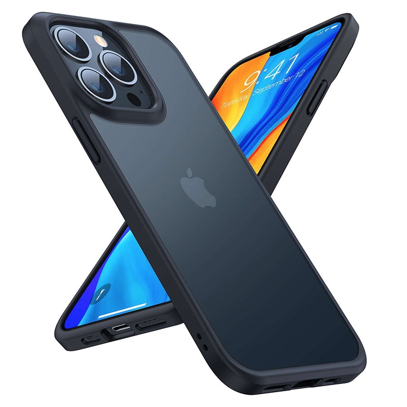 Torras Guardian Series Phone Case for iPhone 13 Pro - Black - X002W45O7H