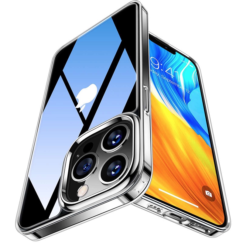 Torras Diamond Series Phone Case for iPhone 13 Pro Max - Clear - X002XRTY6F-1