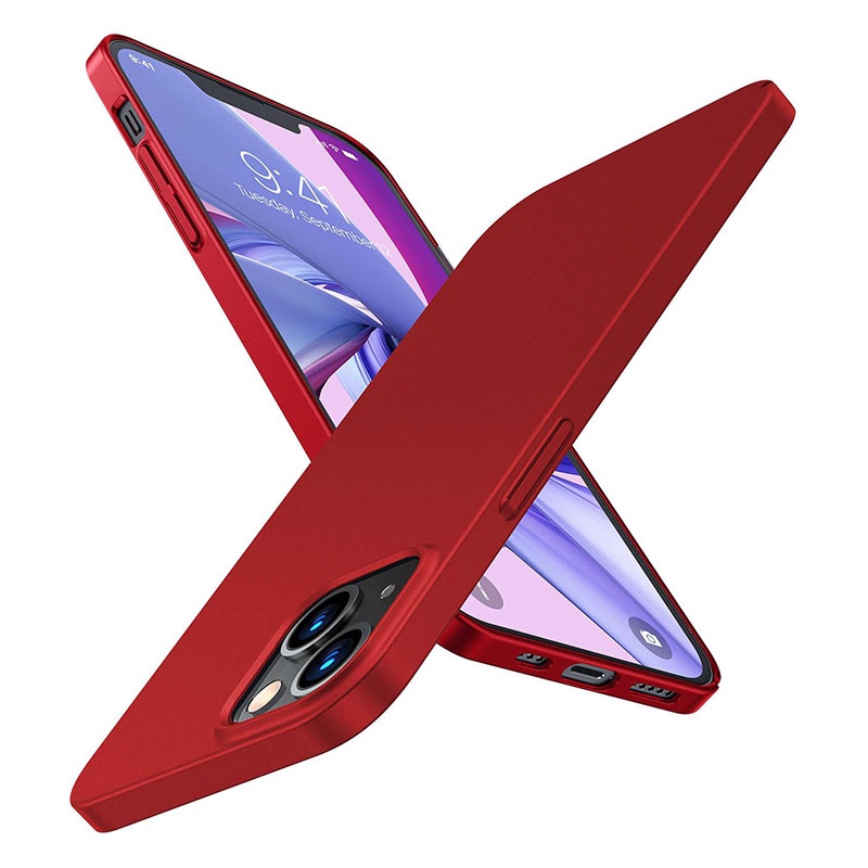 Torras Decency Series Phone Case for iPhone 13 - Red - X002XYHWQR