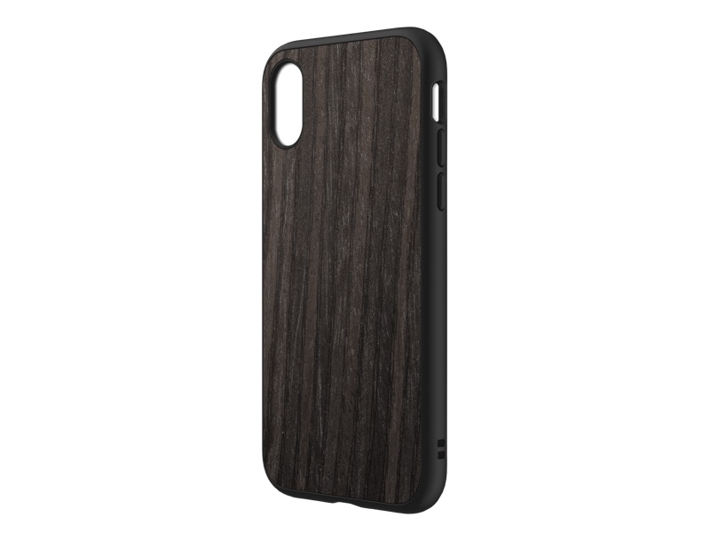 RhinoShield SolidSuit for iPhone X - Black Oak / Black - 4715517671877
