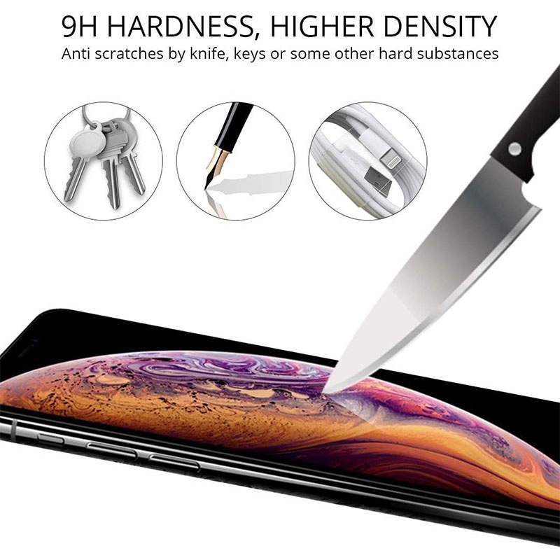 MOFI Premium Tempered Glass for ASUS Rog 5 Pro Full Coverage Screen Protector 2.5D 9H – BLACK