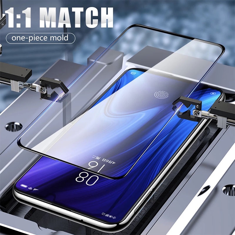 MOFI Vivo Y51s 2.5D 9H Full Screen Protector Tempered Glass Anti BlueRay BLACK