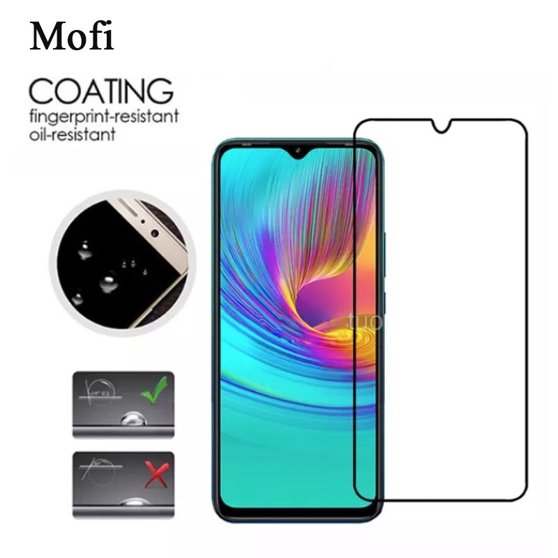 MOFI Premium Tempered Glass for Infinix Hot 9 Full Coverage Screen Protector 2.5D 9H – BLACK