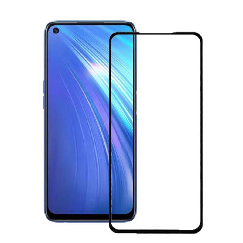 MOFI Premium Tempered Glass for Tecno Spark 7 Pro Full Coverage Screen Protector 2.5D 9H – BLACK