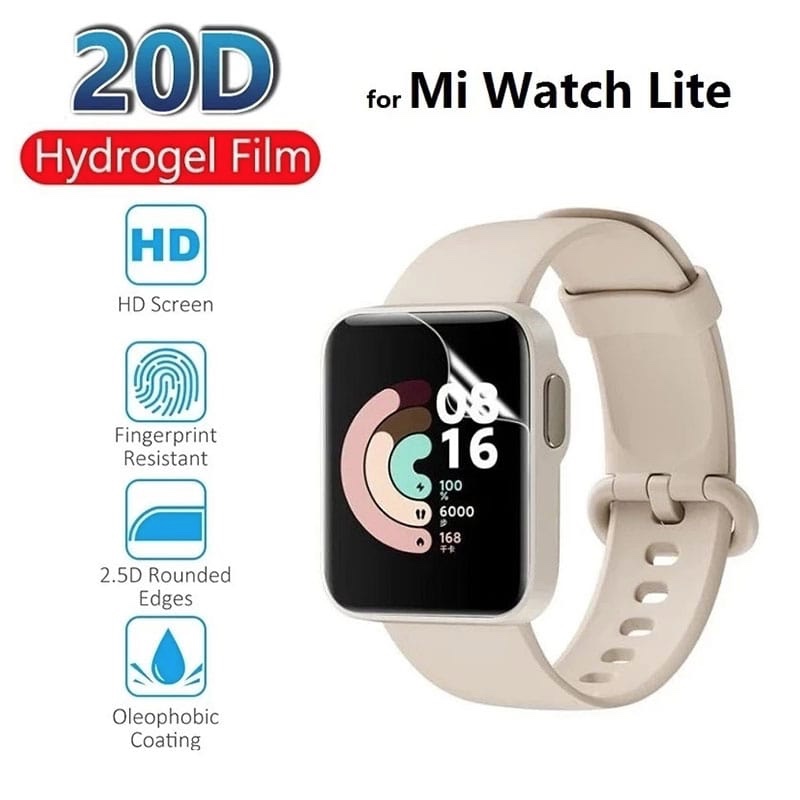 XIaomi Mi Watch Lite Hydrogel Screen Protector - Pack of 3