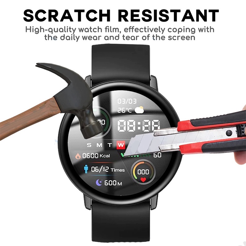 Xiaomi Mibro Lite Smart Watch 3D Gel Scratch Resistant Screen Protector – Pack of 2