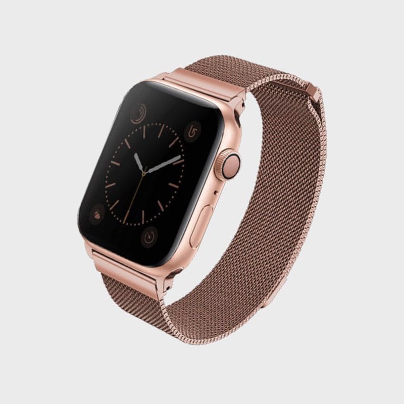 UNIQ DANTE Apple Watch Series 1-10 SE/SE2  Mesh Steel Strap 41/40/42 MM - (Rose Gold)