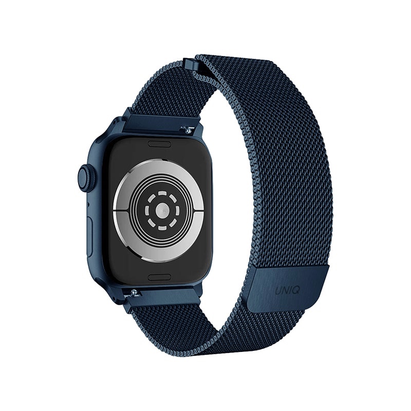 UNIQ DANTE Apple Watch Series 1-10, SE/SE2  Mesh Steel Strap 41/40/42MM - Marine (Blue)