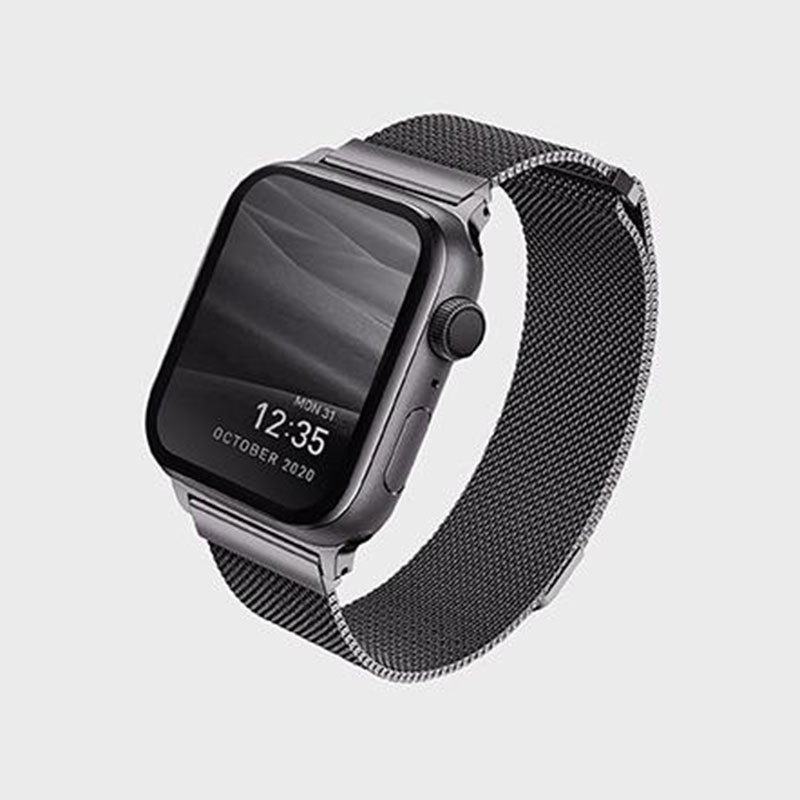 UNIQ DANTE Apple Watch Series 1-10, SE/SE2  Mesh Steel Strap 41/40/42MM - Graphite