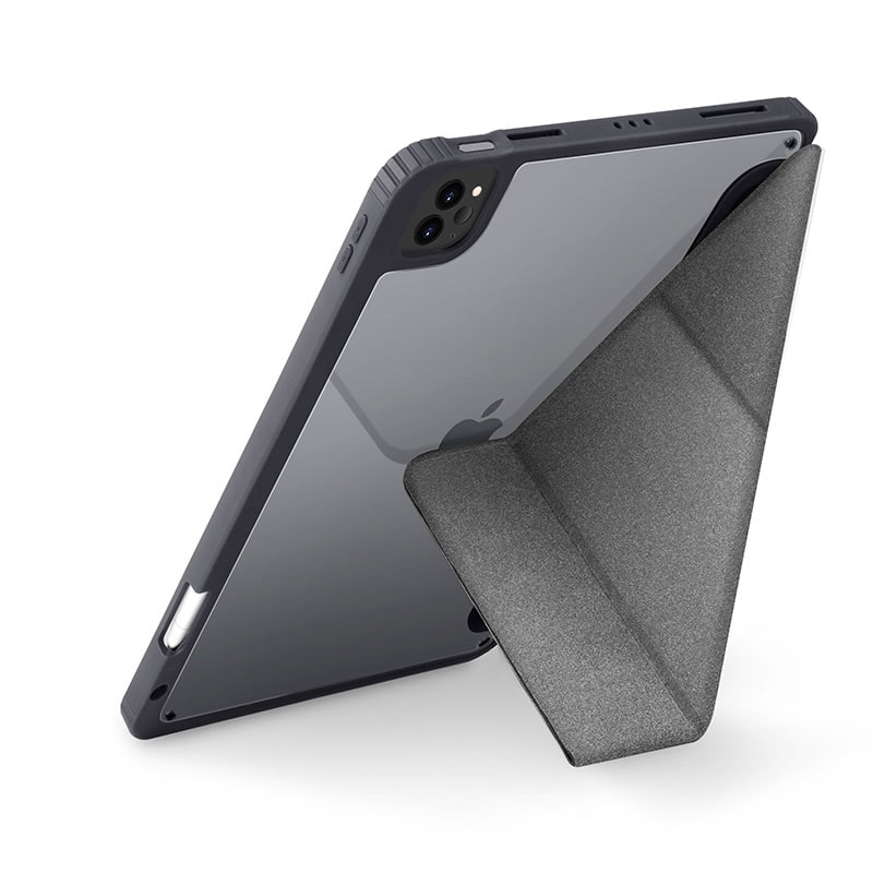 UNIQ MOVEN iPad Pro 11 (2021/2020) / iPad Air 4 10.9 (2020) Antimicrobial Case - Charcoal (Grey)