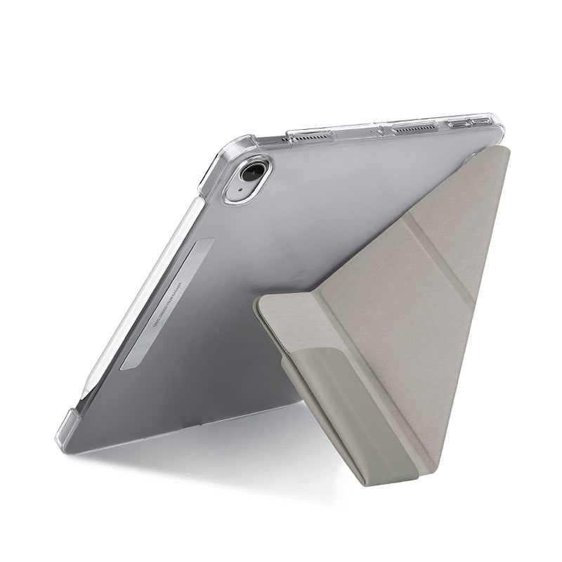 UNIQ CAMDEN iPad Mini (2021-6th Gen) Antimicrobial Case - Fossil (Grey)