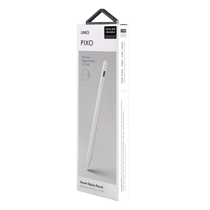 UNIQ PIXO Magnetic Stylus For iPad / iPad Pro/ iPad Mini / iPad Air – Dove White