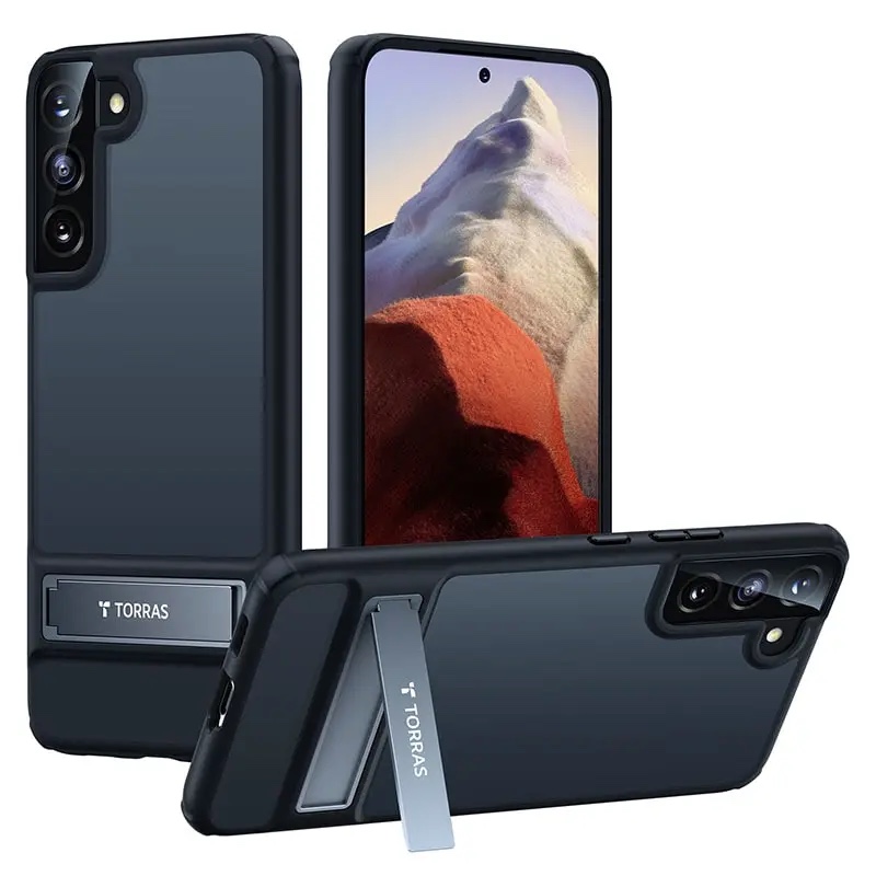 Torras MarsClimber Series Phone Case For Samsung Galaxy S22 Plus Case - Black