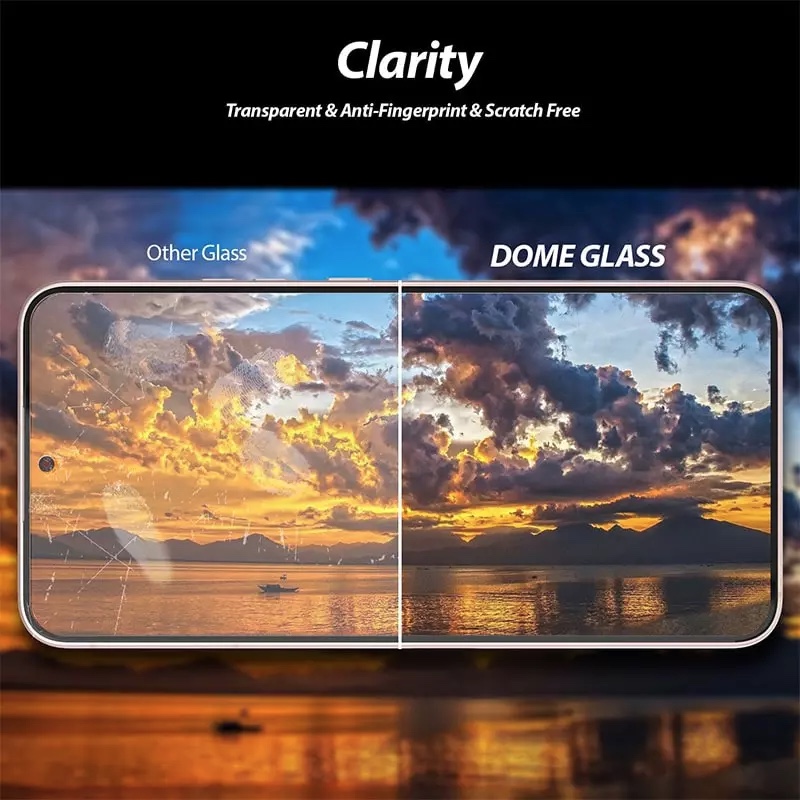 Whitestone [Dome Glass] For Samsung Galaxy S22 Plus Tempered Glass Screen Protector - Liquid Dispersion Tech - Single without UV