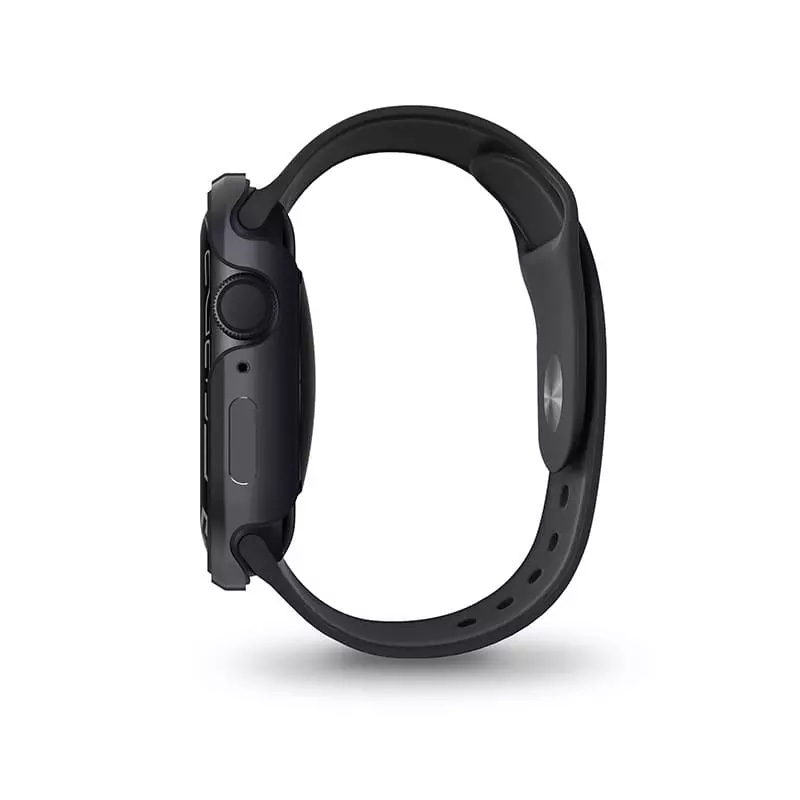 UNIQ Valencia Apple Watch Case  Series 4/5/6/7/8/9 & SE/SE2  45/44mm - Graphite