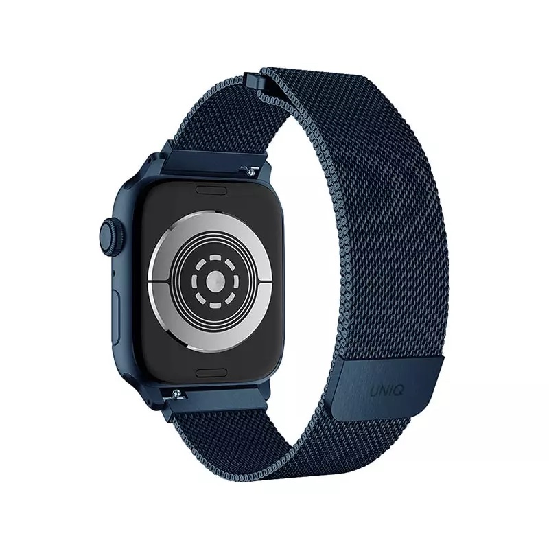 UNIQ Dante Apple Watch Mesh Steel Strap Series 1-10 SE/SE2  45/44/46mm - Cobalt (Blue)