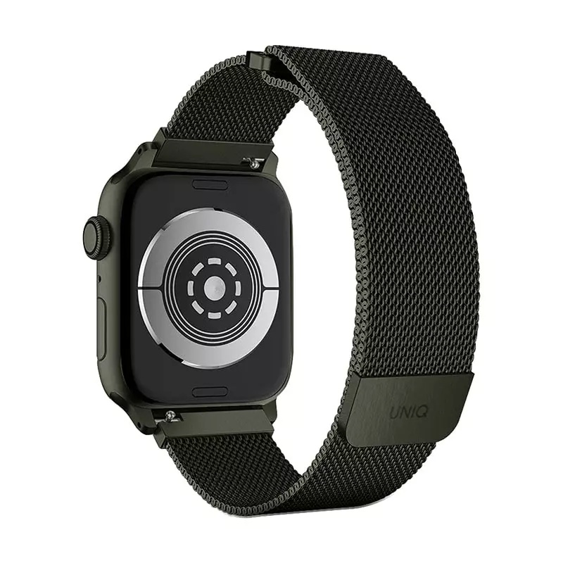 UNIQ Dante Apple Watch Mesh Steel Strap Series 1-10 SE/SE2  45/44/46mm - Hunter (Green)