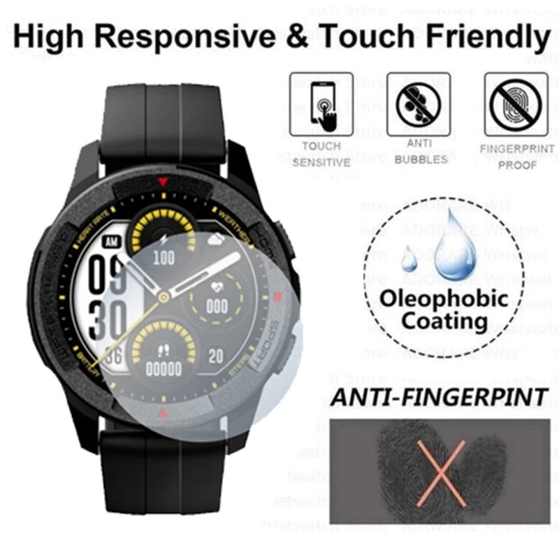 Tempered Glass Screen Protector For Mibro X1 Smart Watch