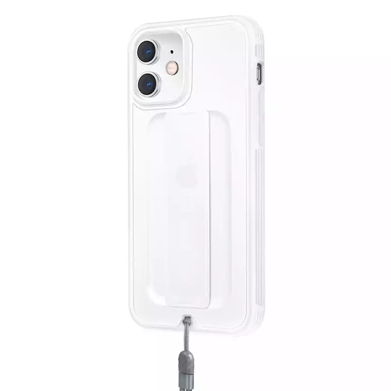 UNIQ Hybrid iPhone 12 Mini Heldro Antimicrobial Phone Case – Natural Frost