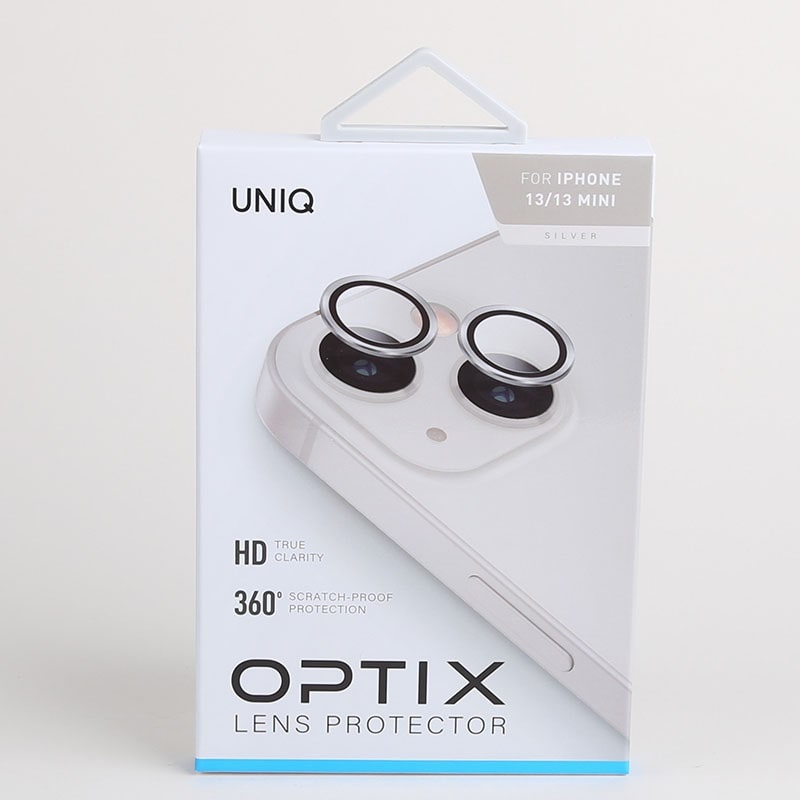 UNIQ Optix iPhone 13 / 13 Mini Camera Lens Protector - Sterling (Silver)