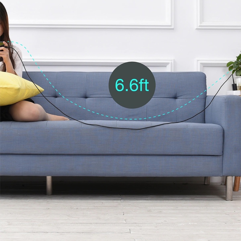 Choetech Quick Charge USB Type C to USB Type C 3.1 Gen 2 100W Power Delivery Cable (2m) Black (XCC-1007)