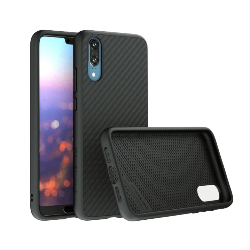 RhinoShield SolidSuit for Huawei P20 - Carbon Fiber / Black - 4715517676230